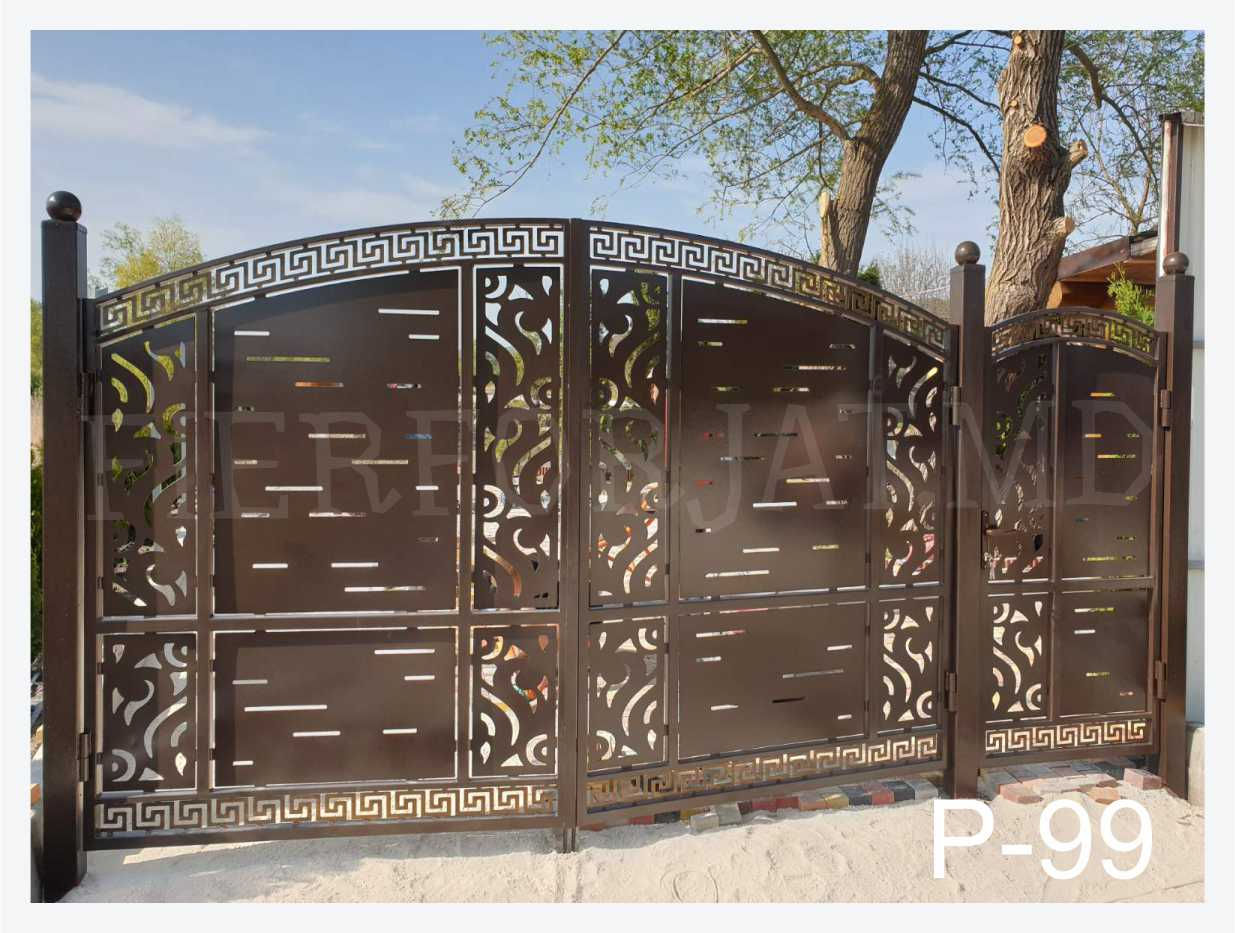 Porti fier forjat , porti metal, porti de la producator, obiecte din metal forjat , fier forjat foto 9