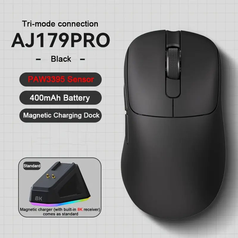 Белая Беспроводная игровая мышка AJAZZ AJ159 foto 6