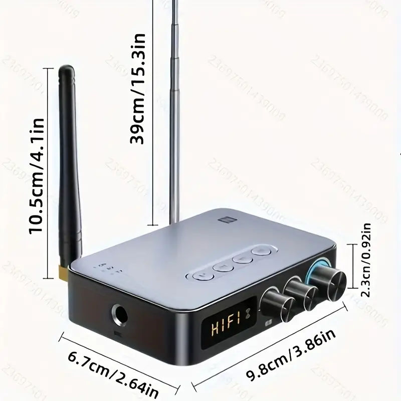 Беспроводной адаптер M9 Pro Bluetooth 5.1 rx tx fm radio fux foto 0