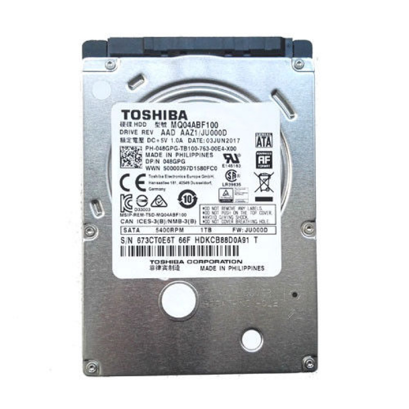Новый HDD 1 TB для ноутбука