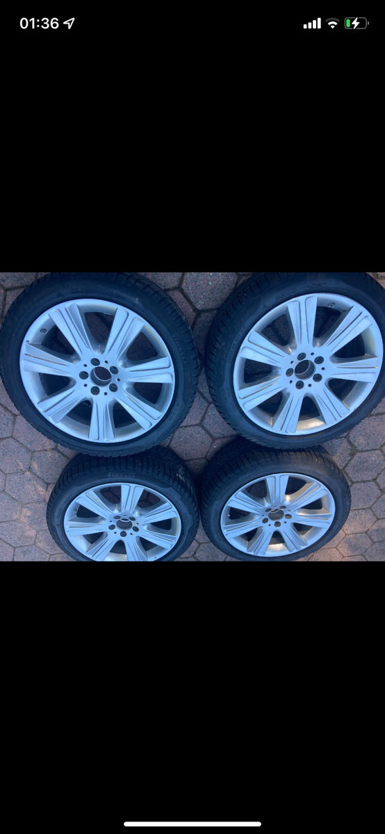 Mercedes Jante + anvelope 245/45 R19 Pirelli foto 1