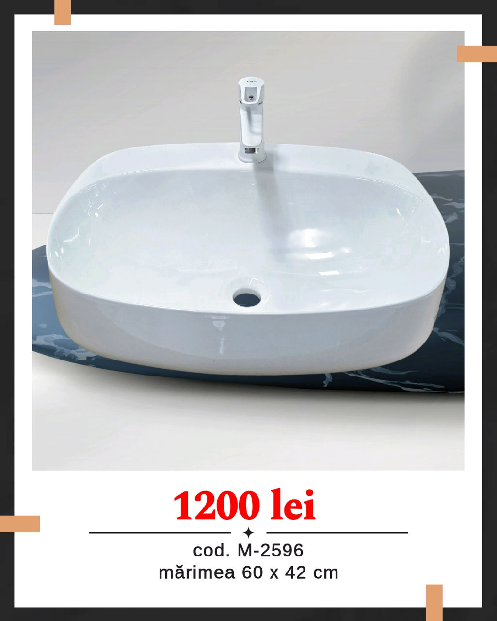 Lavoare pentru baie pe blat / modele & stoc nou  - раковина для ванной комнаты foto 7