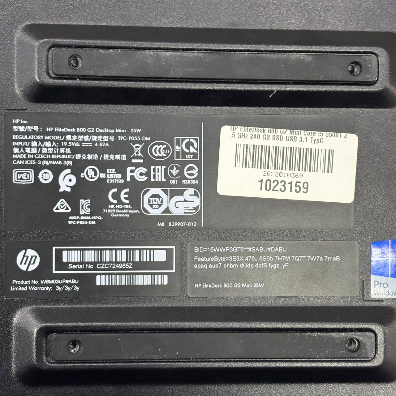 Calculator Second-Hand HP Elitedesk 800 G2 foto 2