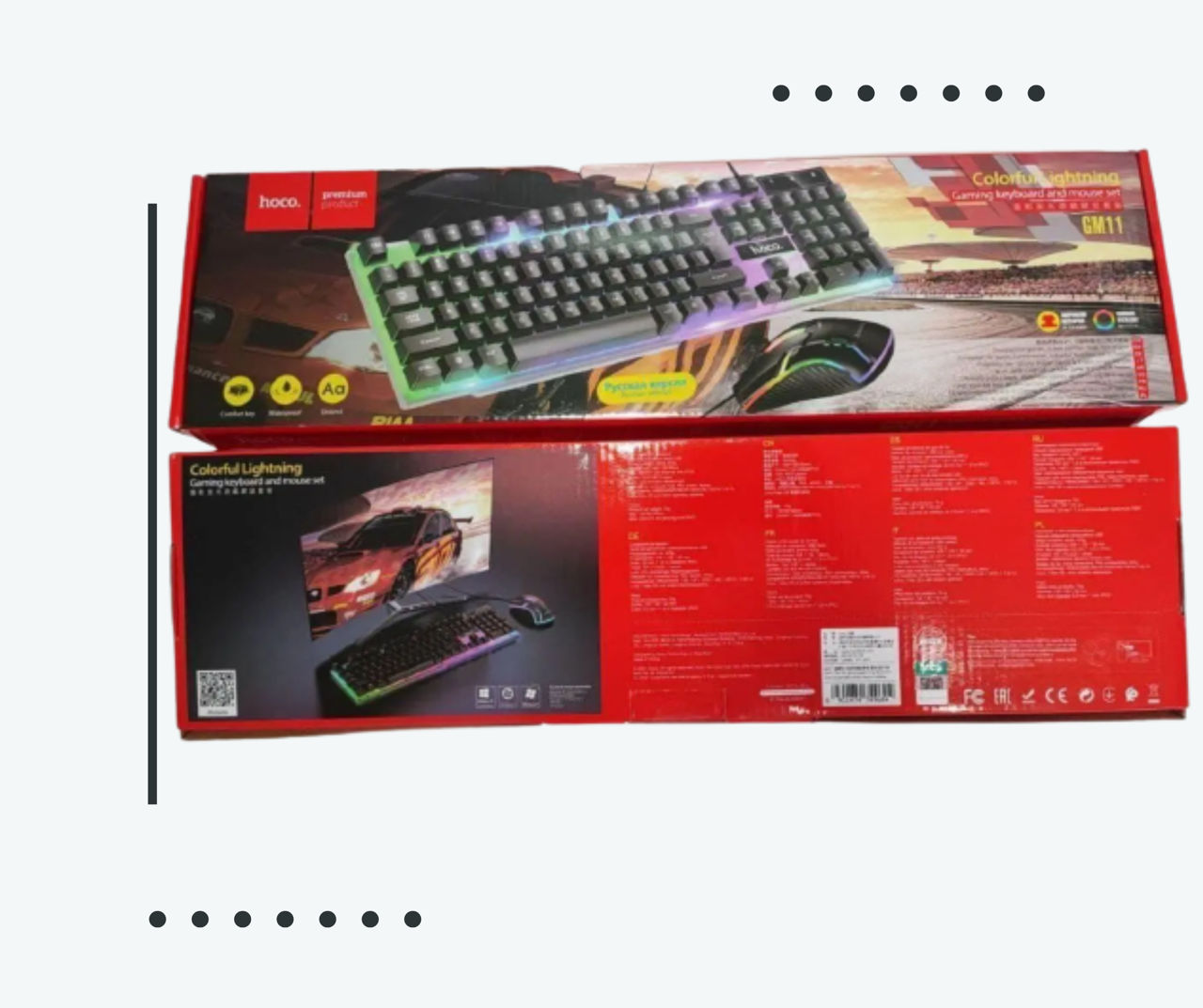 Un set grozav de tastaturi și mouse pentru gaming. foto 2