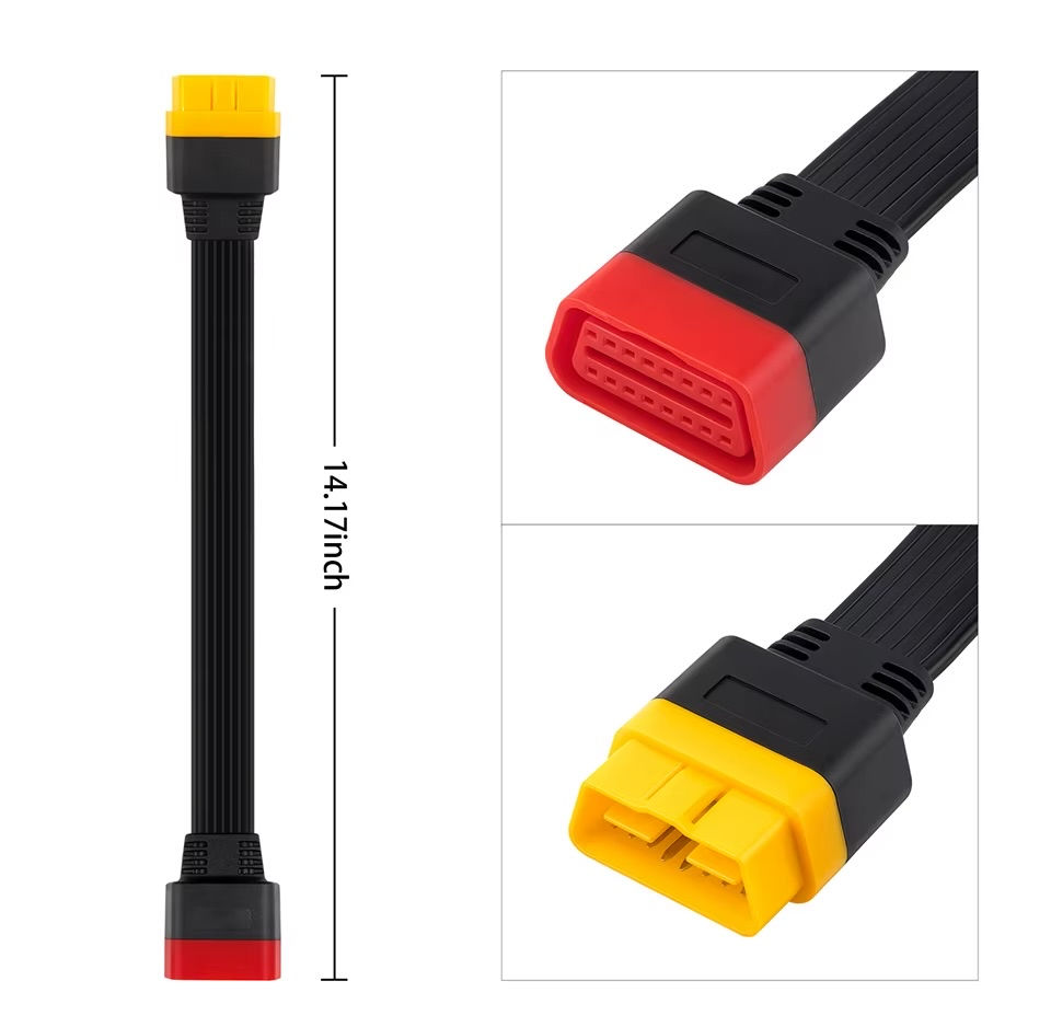 Launch obdii-16 pro3 кабель удлинитель диагностического разъема obd2 foto 1