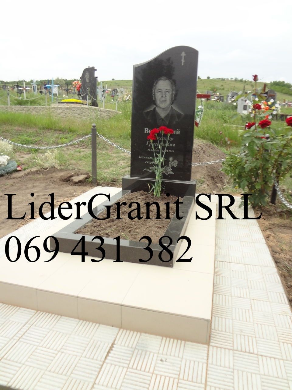 SRL LiderGranit propune monument gata din granit de la 5500 lei. foto 3