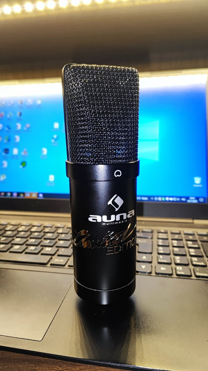 Professional Cardioid Condenser Microphone Auna MIC-900. 25mm capsule. foto 0