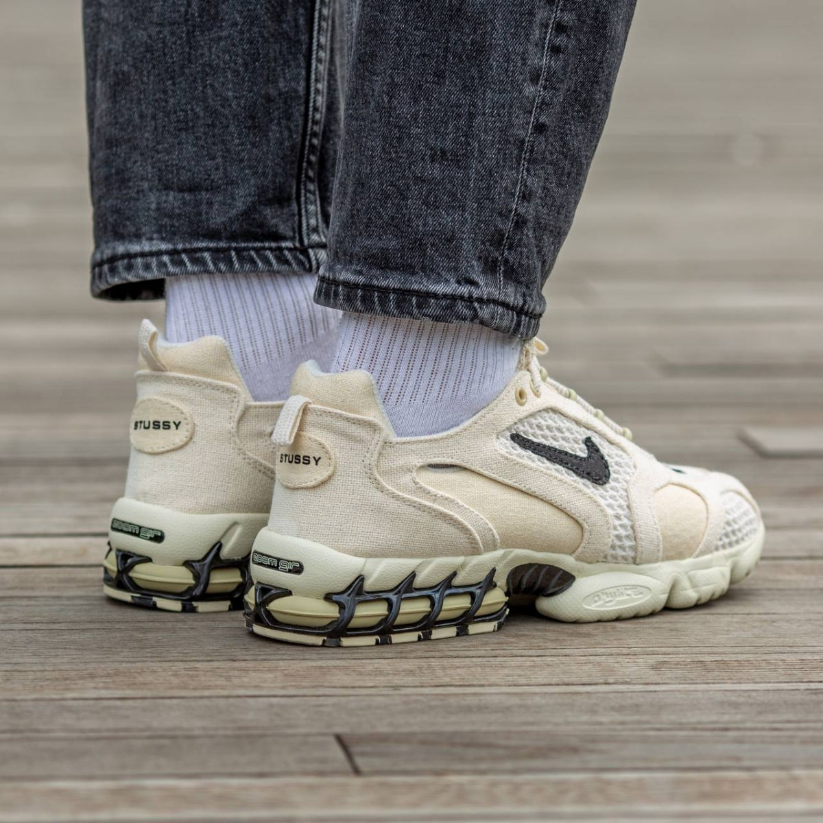 Nike Air Zoom Spiridon Cage 2 Beige x Stussy Unisex фото 8