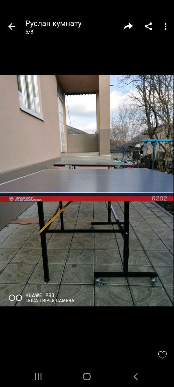 новый теннисный стол
