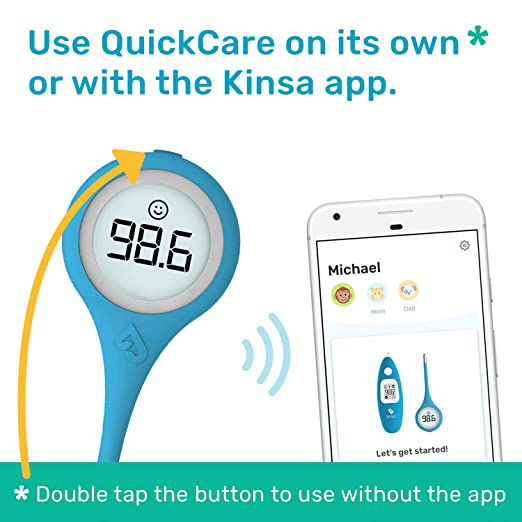 Смарт-термометр Kinsa QuickCare для лихорадки - цифровой медицинский термометр foto 2