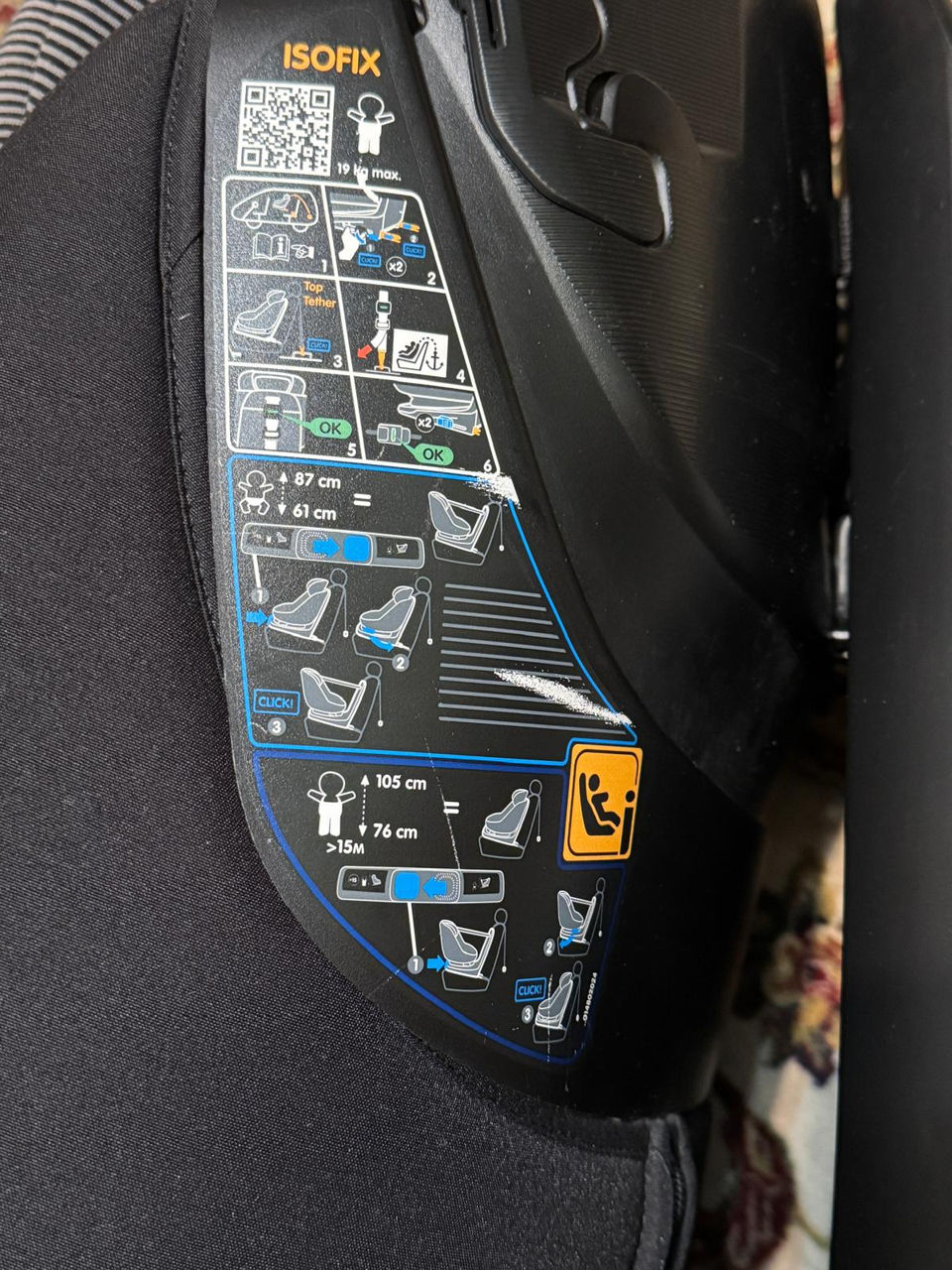 Scaun auto Isofix (AxissFix) pentru copii de vanzare foto 1