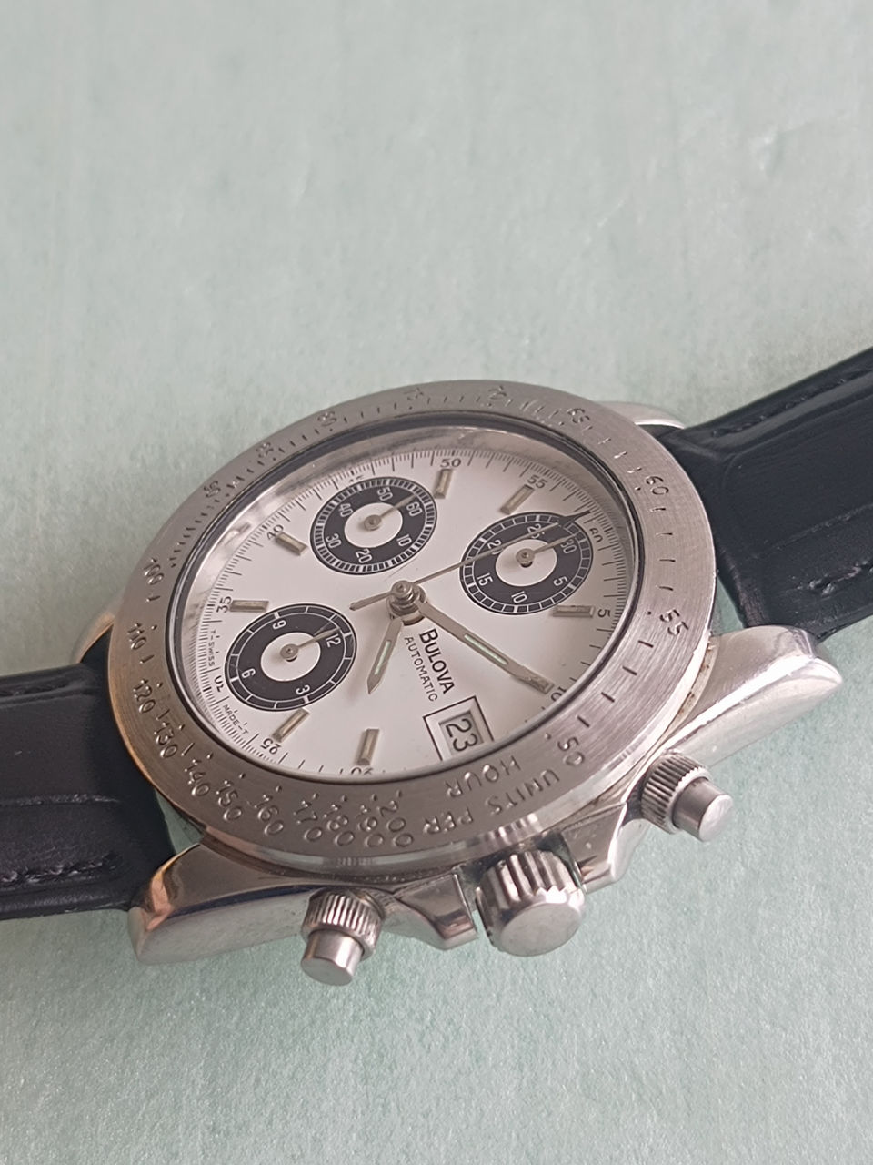 bulova chronograph automatic valjoux 7750 ref..13067 foto 2