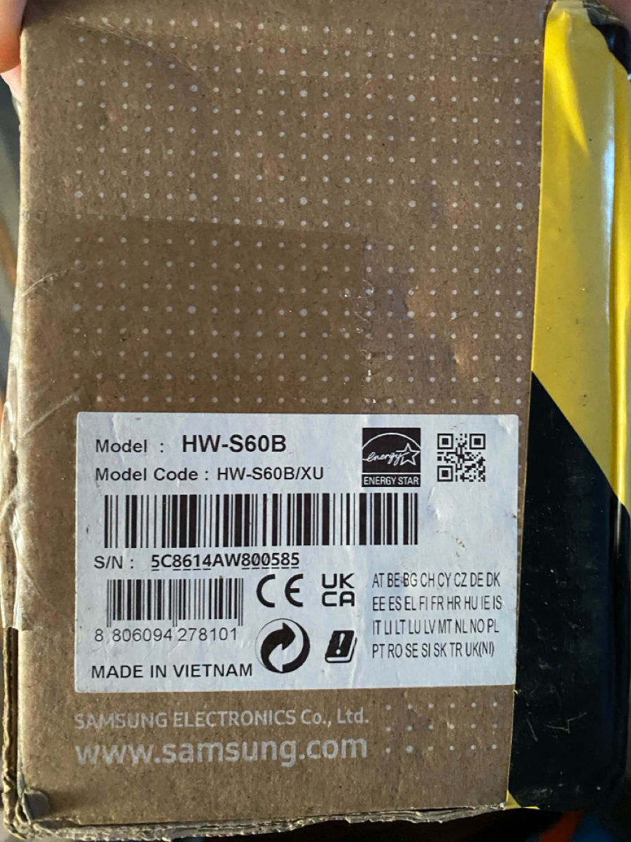 Soundbar Samsung HW-S60B foto 3