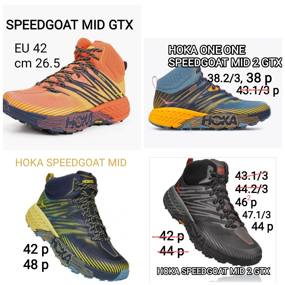 Кожа! Gore Tex! Кроссовки и Ботинки Hoka France! Оригинал! Цена со скидкой до 50%! Sale! foto 2