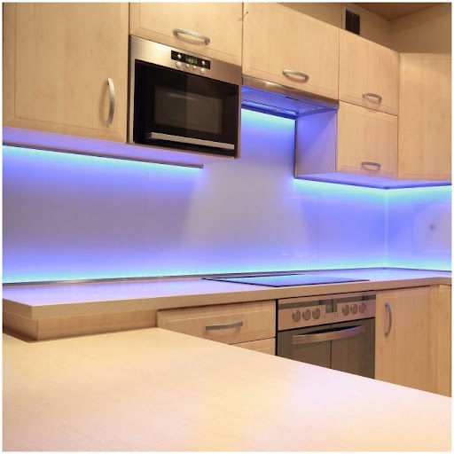 Iluminat mobilier bucatarie GTV în Chișinău, profil din aluminiu pentru bandă LED, senzor banda LED foto 0