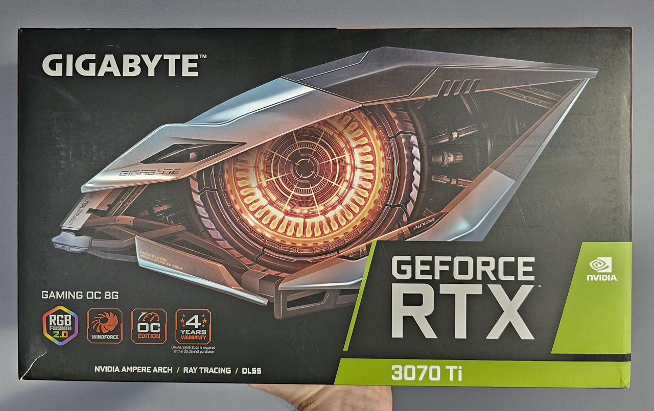 GeForce RTX 3070 Ti GAMING OC 8G - Gigabyte