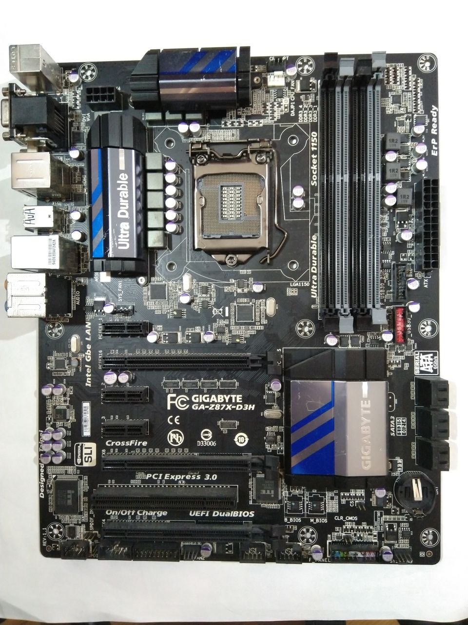 Gigabyte z87x d3h настройка