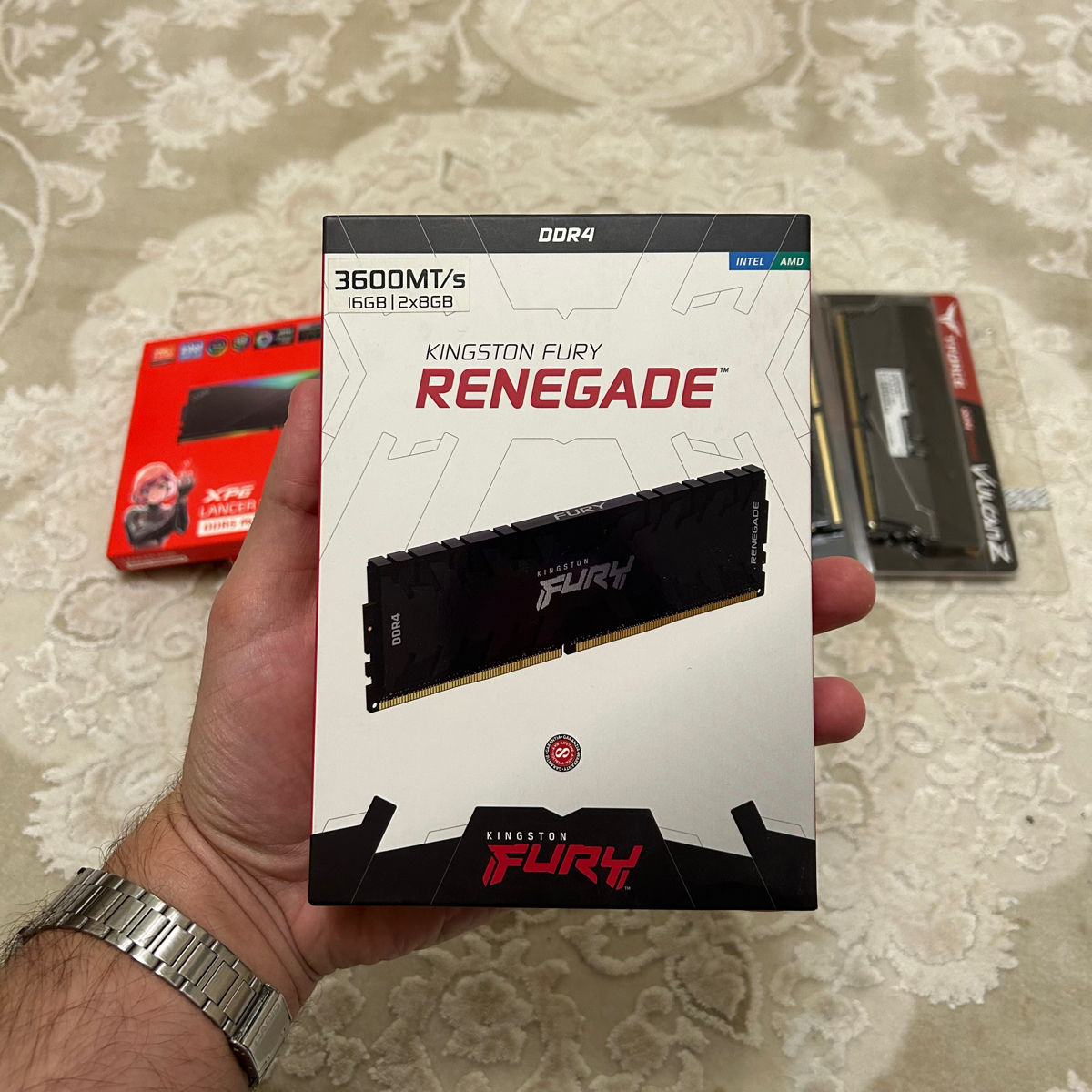 DDR5/DDR4 32GB(2X16GB), 16GB(2X8GB) 6000Mhz/6400Mhz/3200Mhz/3600Mhz фото 8