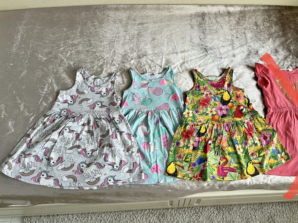 H&M: Pijama, rochii, bluze, malete, maiouri 98-104 cm. 2-3-4 ani. foto 4