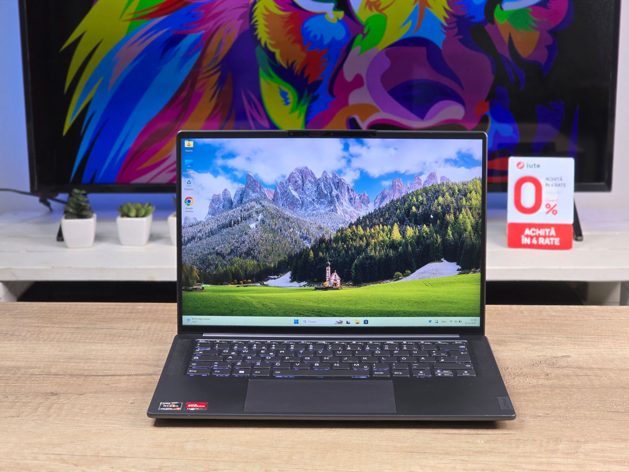 Как новый! Lenovo Yoga 4K 120Hz ( Ryzen 7 Creator Edition, 16Gb, 1Tb Nvme) Гарантия