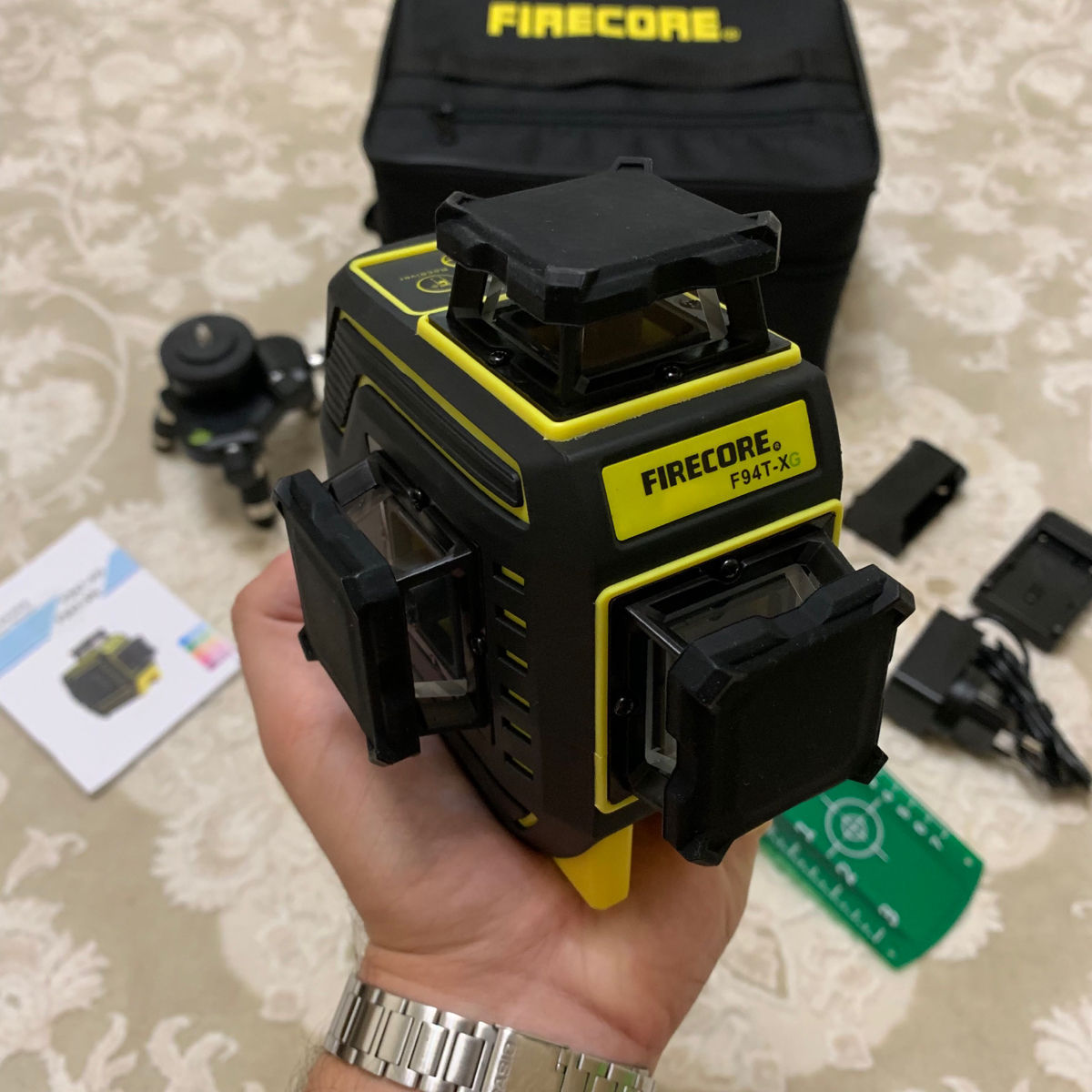 Laser Firecore F94T-XG 3D 12 linii + tripod + acumulator + garantie +  livrare  gratis фото 0