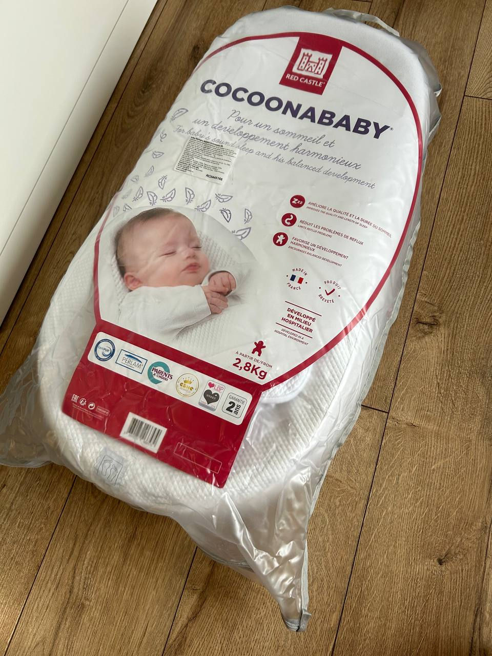 Saltea Fiziologica Red Castle Bebelusi Cocoonababy Alb / Эргономический матрасик- кокон Red Castle foto 0