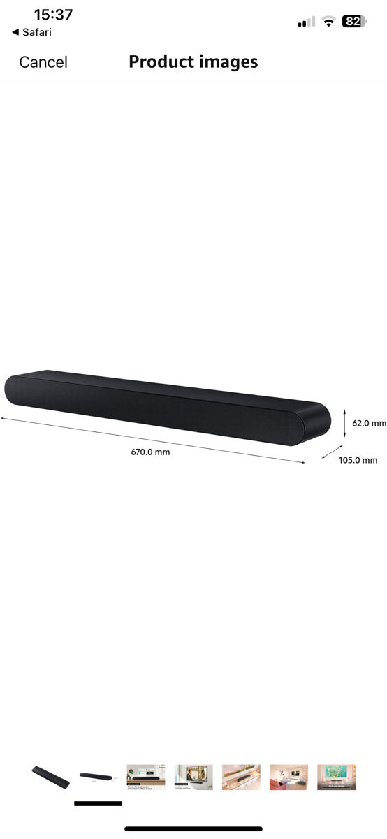 Soundbar Samsung HW-S60B foto 2