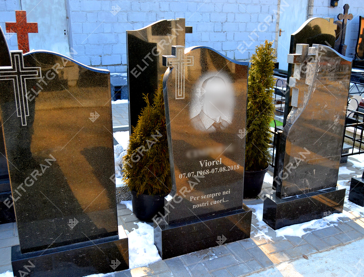 Monumente funerare din granit pret, Chișinău și Moldova, preturi reduse la minim, simple si ieftine. foto 1