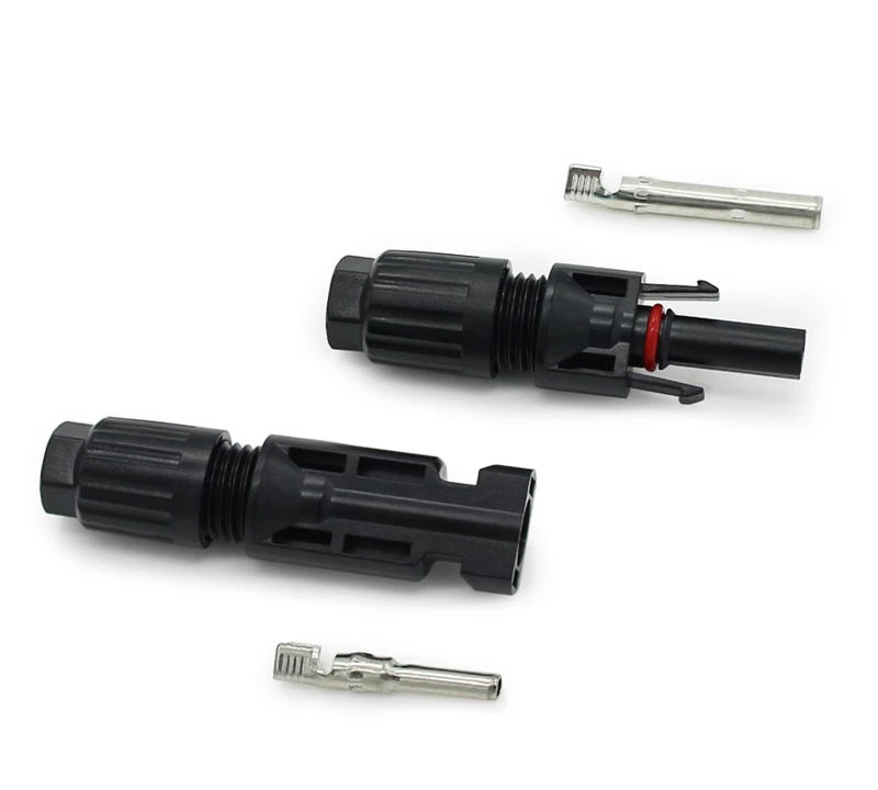 Set conector MC4 4-6 mm2 pentru module fotovoltaice фото 0