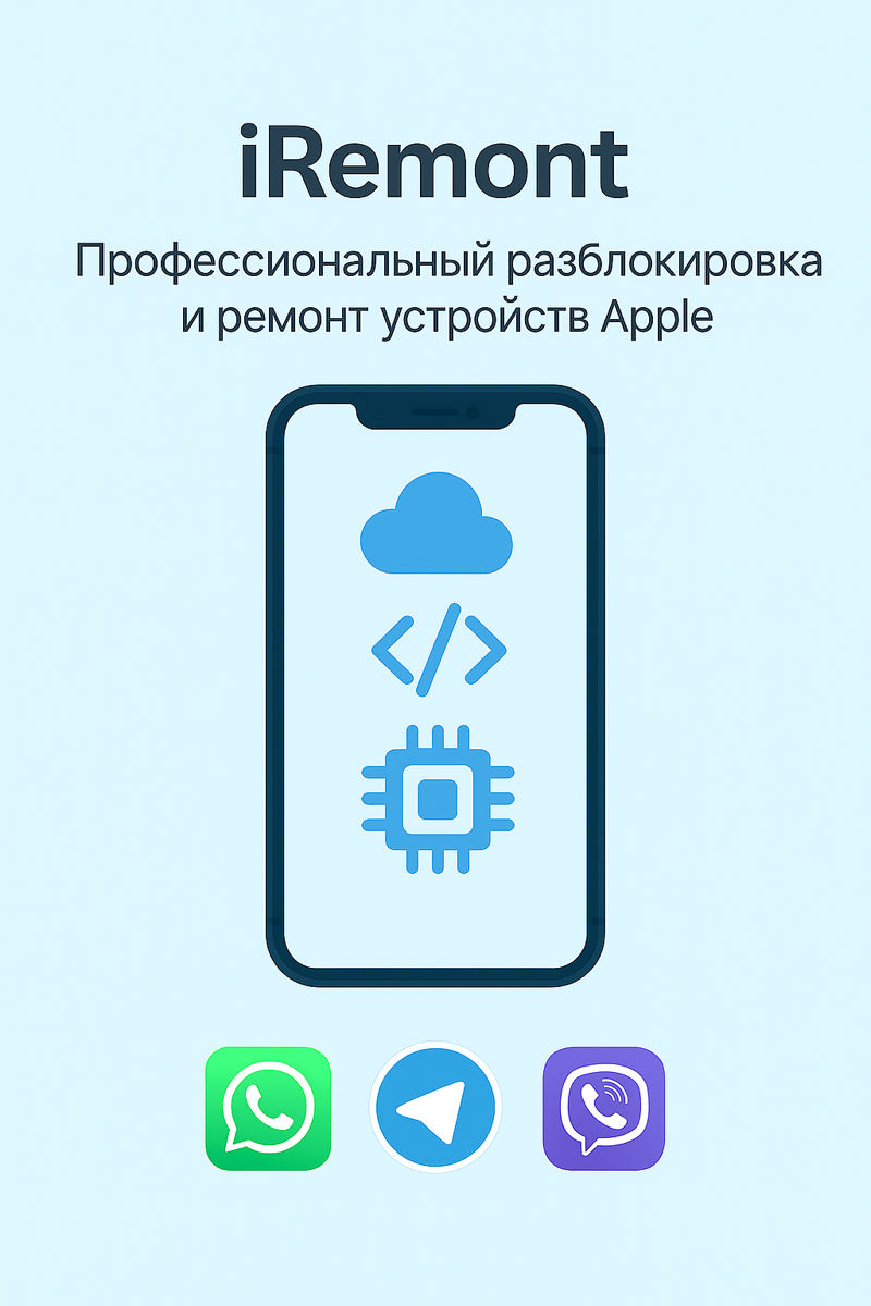 🔐 Официальная разблокировка iCloud на iPhone — быстро и надёжно! фото 1