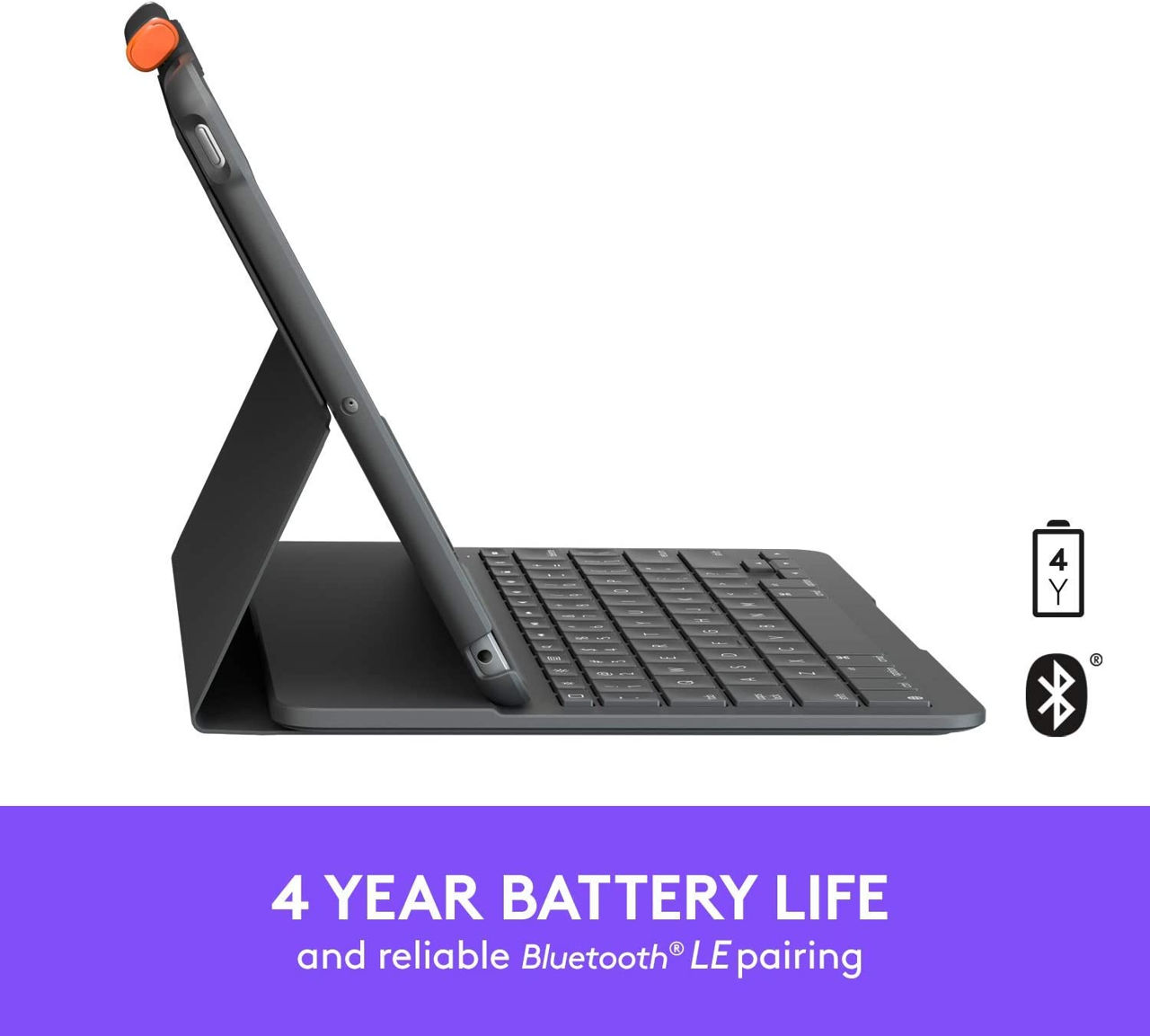 Logitech Slim Folio Case with Wireless Keyboard Apple iPad Air 3 (2019) foto 1