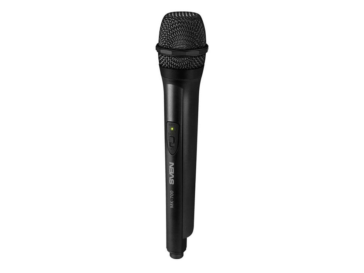 Радиомикрофон для караоке - «SVEN MK-700 Karaoke Wireless 80 - 120 MHz Black» foto 0