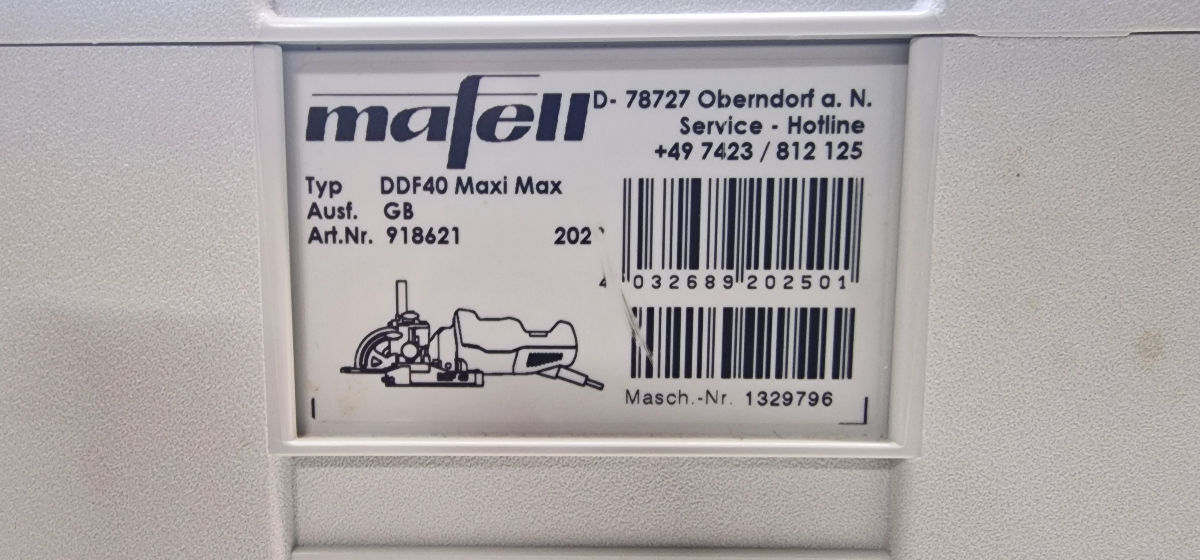 Единственный в мире ручной присадочный фрезер  MAFELL DD40 G MidiMAX почти в два раза дешевле фото 2