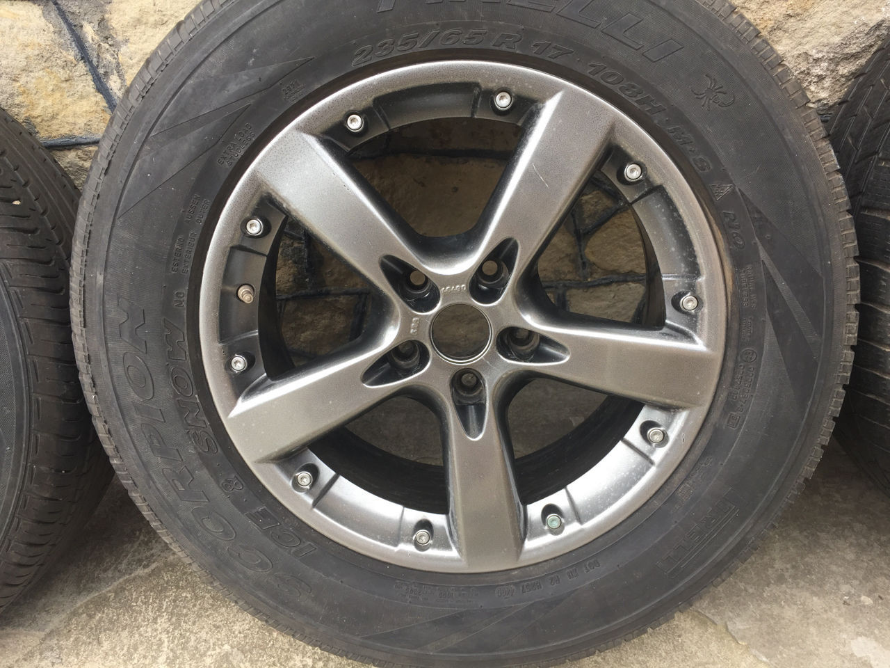 5x120 17" 8j H2 диски титановые на BMW и VW T5 T6 Jante