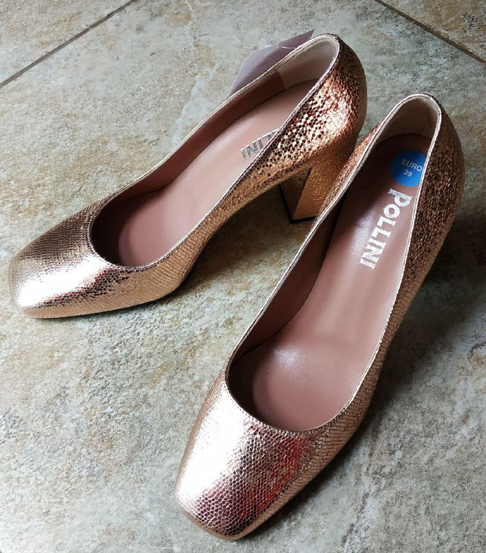 Нарядные женские туфли Pollini EU 39, Made in Italy, piele naturala ...