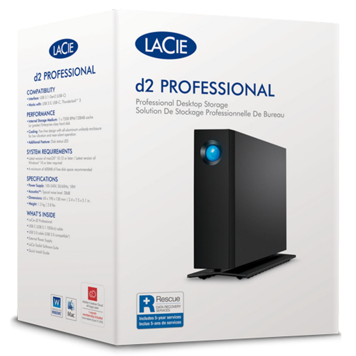 lacie d2 professional 8tb foto 2