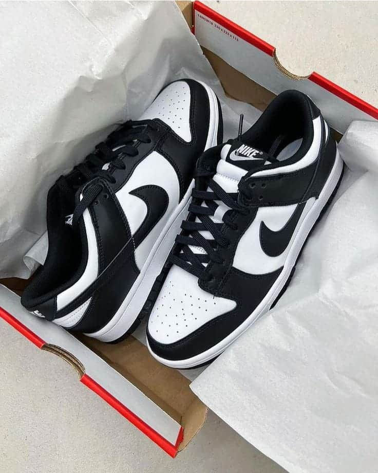 Nike Dunk black white (Panda) фото 0
