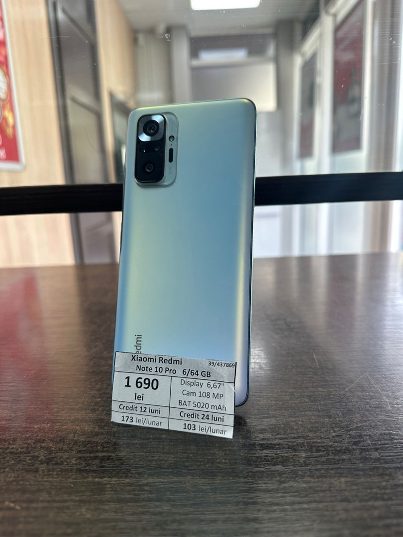 Xiaomi redmi note 10 pro 6/64gb 1690 lei  foto 0