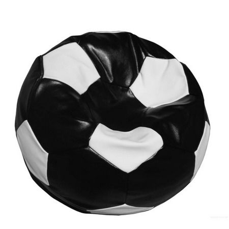 Fotoliu-sac Minge Fotbal Bean-bag "FootBall BIG" Black&White Relaxtime foto 1