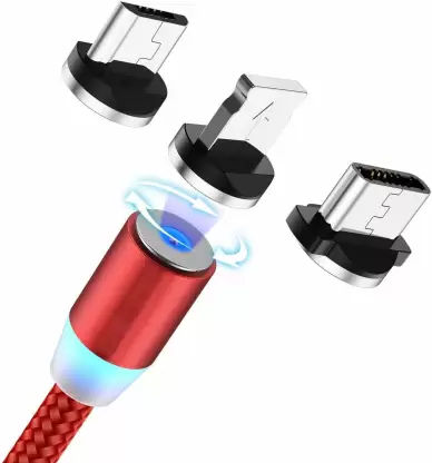 Cablu magnetic 3 in 1 iphone / tip c / micro usb foto 4