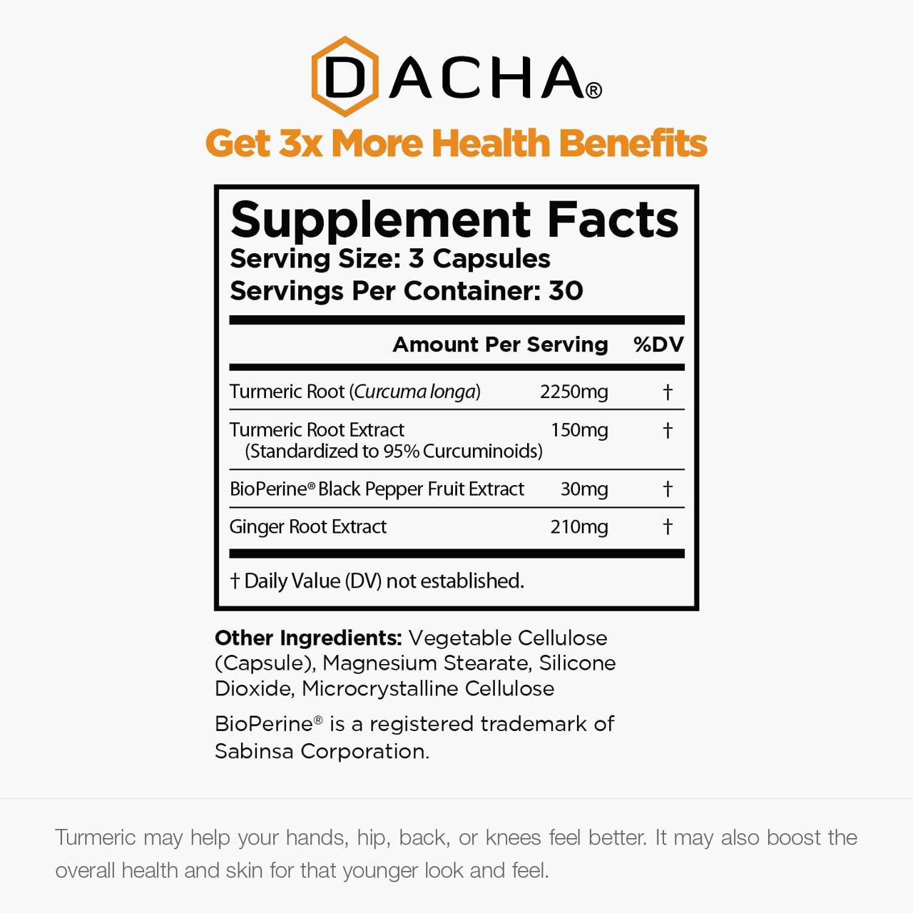Dacha nutrition куркуминовая добавка с куркумой foto 1