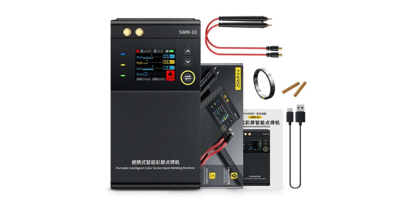 Точечные сварки для аккумуляторов Fnirsi SWM-10, Docreate, Awithz foto 0