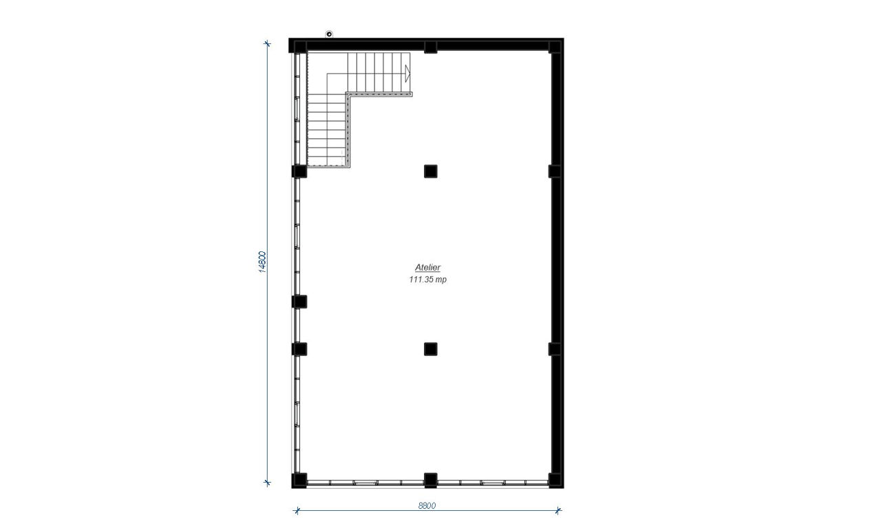 Centru comercial/Magazin / 214m2 / P+E / arhitectura / inginerie / 3D / construcții / reconstrucții foto 5