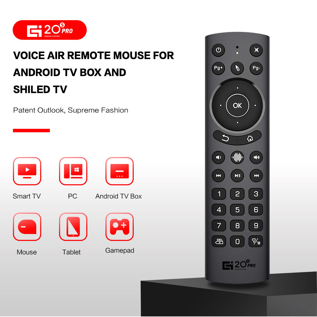 Ugoos BT Remote Control пульт управления блютуз Bluetooth Air mouse фото 8