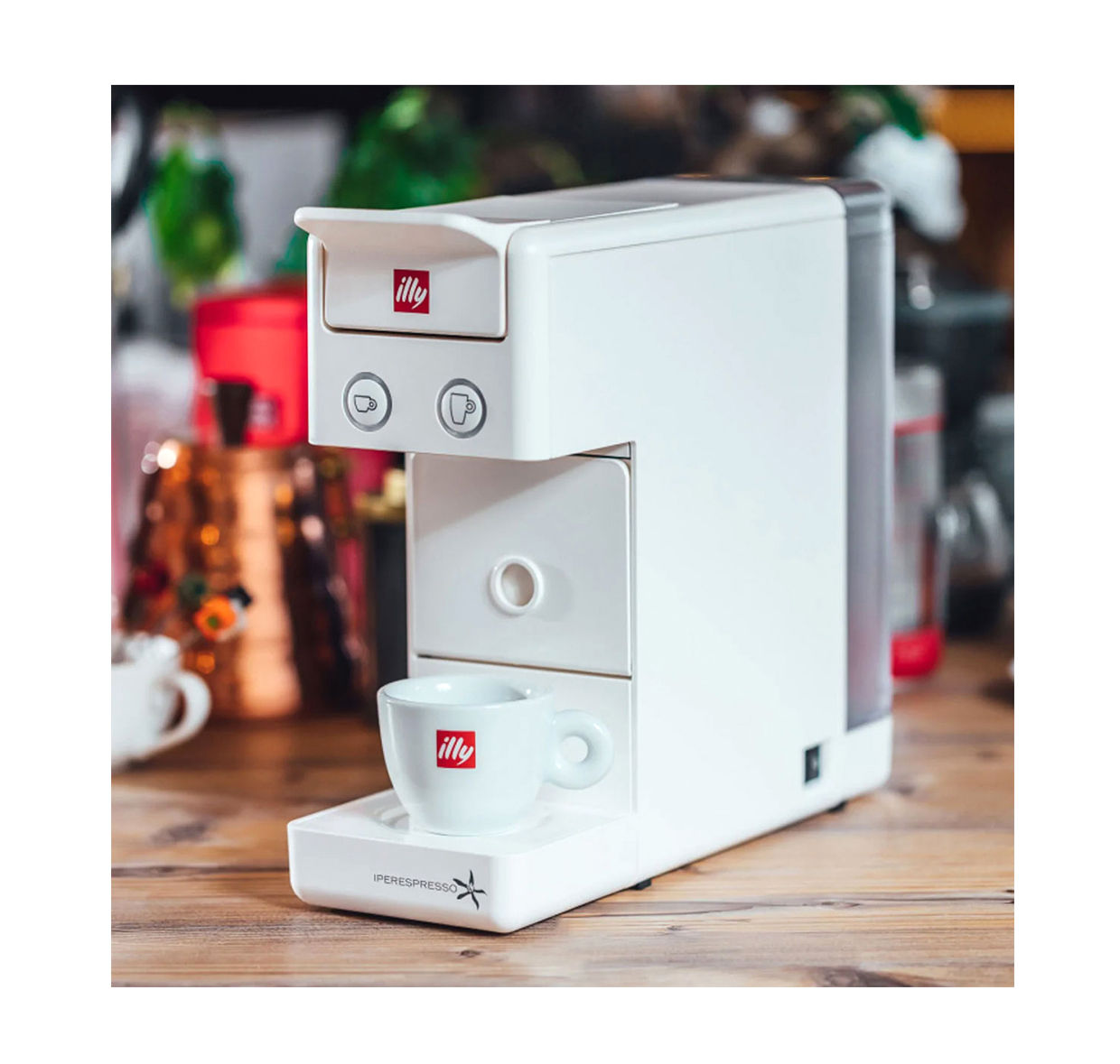 illy Aparat de Cafea cu Capsule (Culoare Alb) Y 3.3 IperEspresso Francis Livrare foto 0