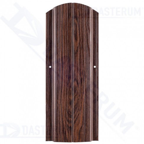 Șipcă metalică semirotundă cu imitare lemnului 115x1500mm foto 3