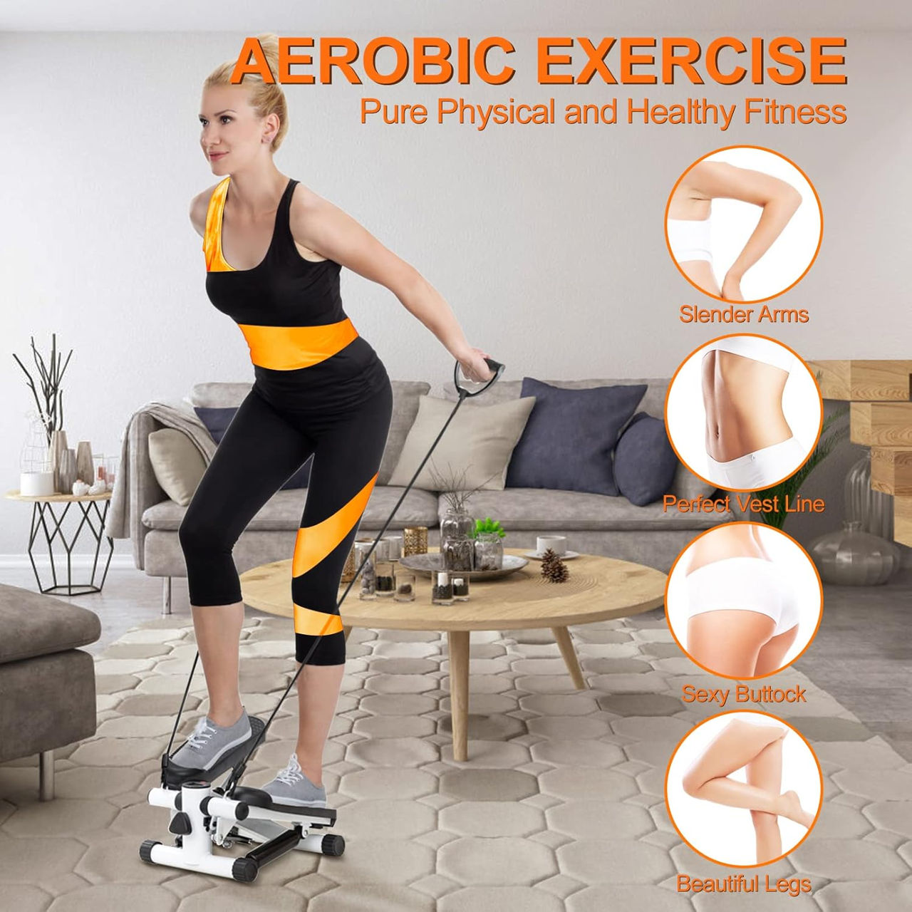 Aparat fitness Stepper Тренажер Степперы фото 5
