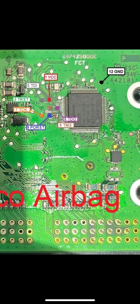 Automotive OBD2 Scanner Car Air-bag SRS Module Repair Tool SRS Crash Data Reset