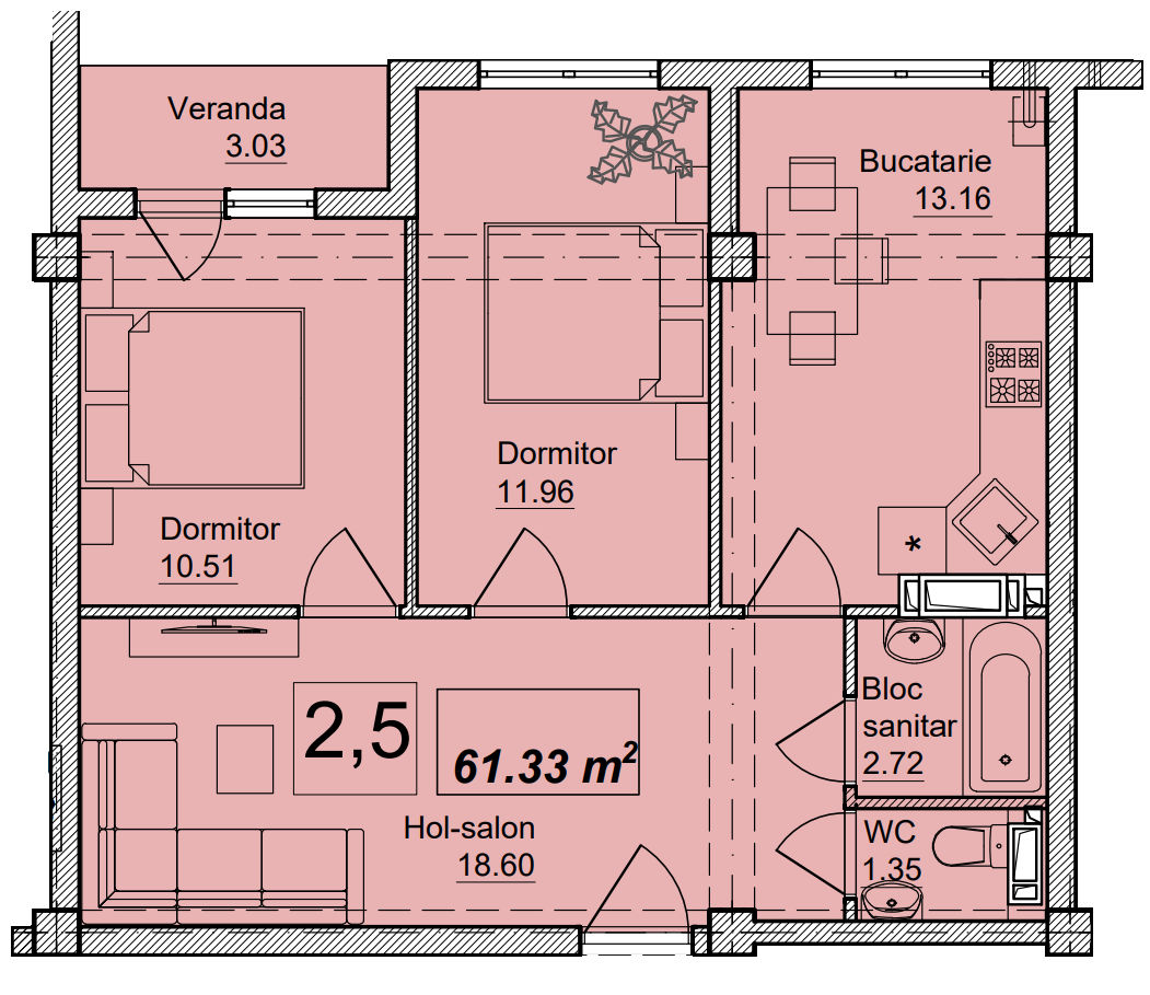 Apartament cu 2 camere,  Durlești,  Chișinău,  Chișinău mun. foto 1