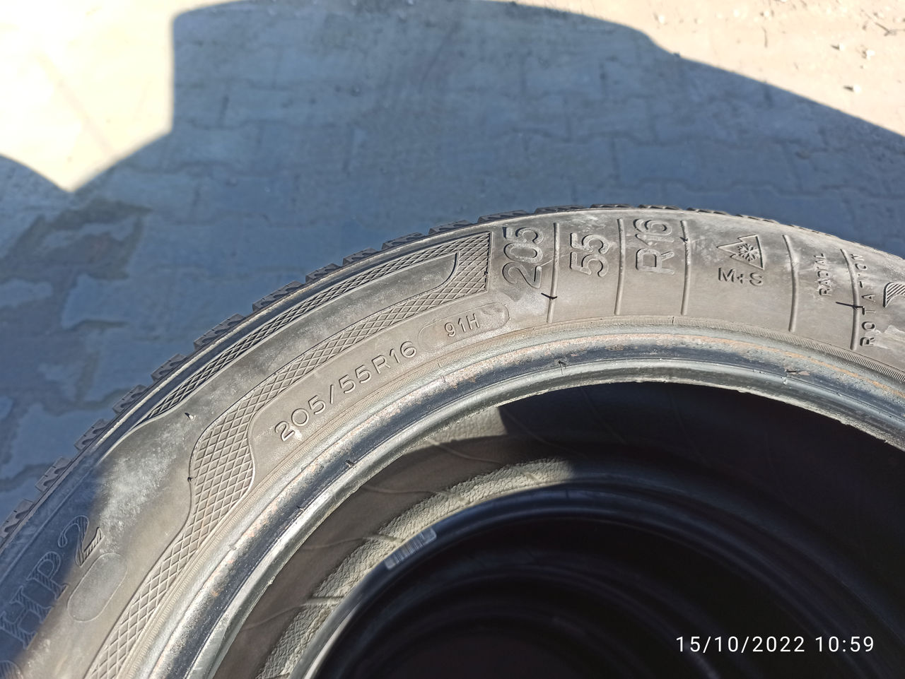 Комплект зимних шин 205/55/r16